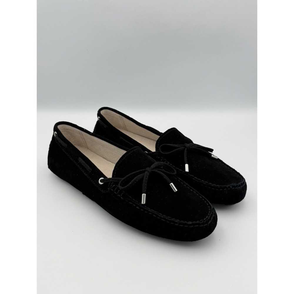 Stratuxx Kaze Black Preppy Faux Suede Driving Loafers Women's Size 10 NWOB